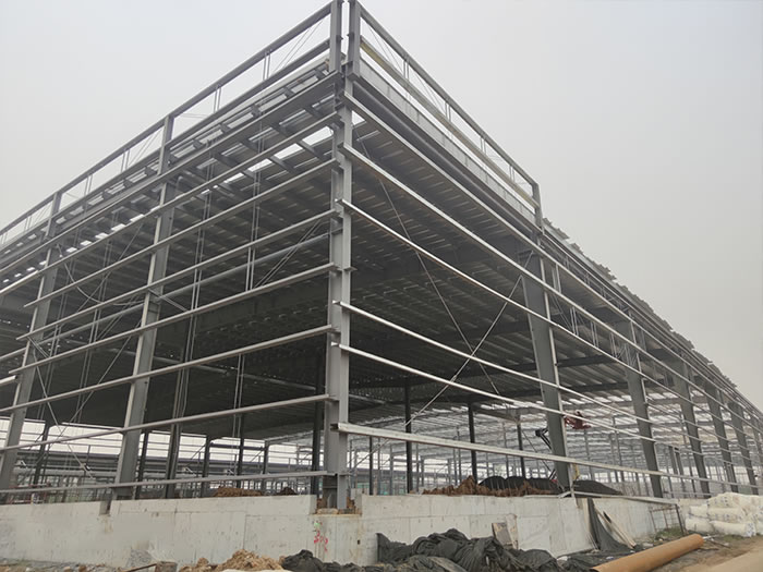 高安钢结构厂房网架工程